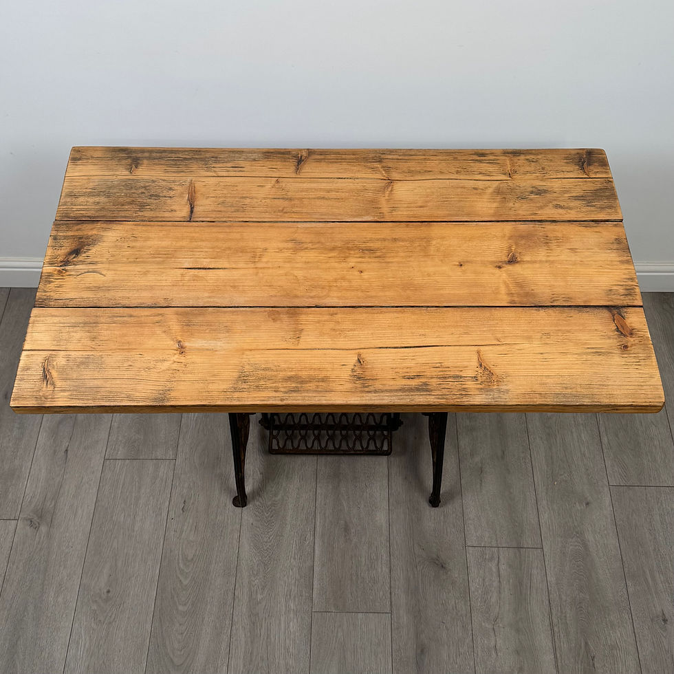 Thumbnail: Vintage 20th Century Cast Iron Table Of Good Quality ( AF-5285 )