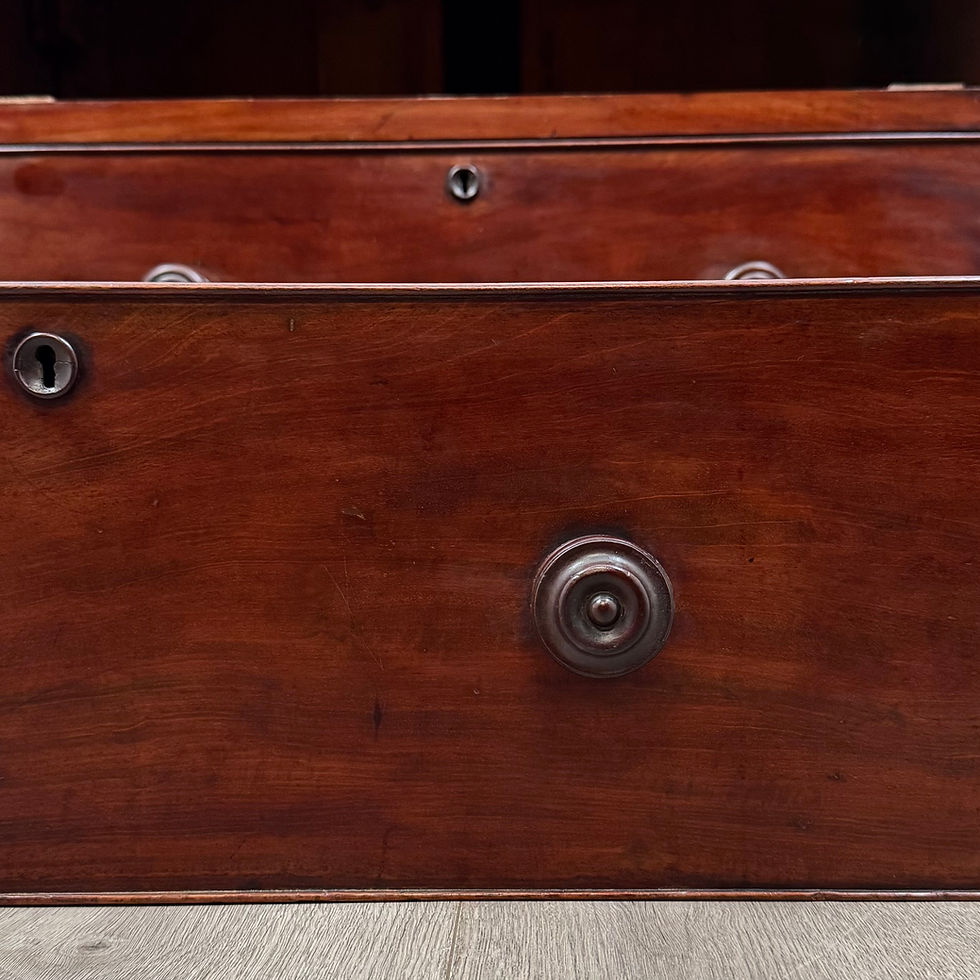 Thumbnail: Antique 19th Century Victorian Chest Of Drawers In Mahogany ( AF-6014 )
