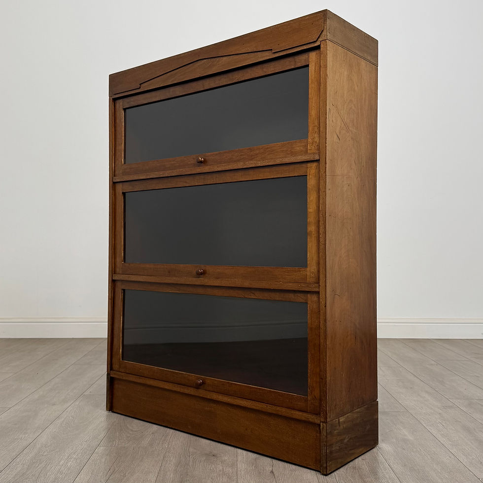 Thumbnail: Antique 20th Century Globe Wernicke Style Bookcase In Mahogany  ( AF-5681 )