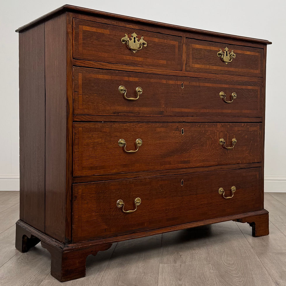 Thumbnail: Antique 18th Century Good Quality Chest Of Drawers In Oak ( REF AF-5011 )
