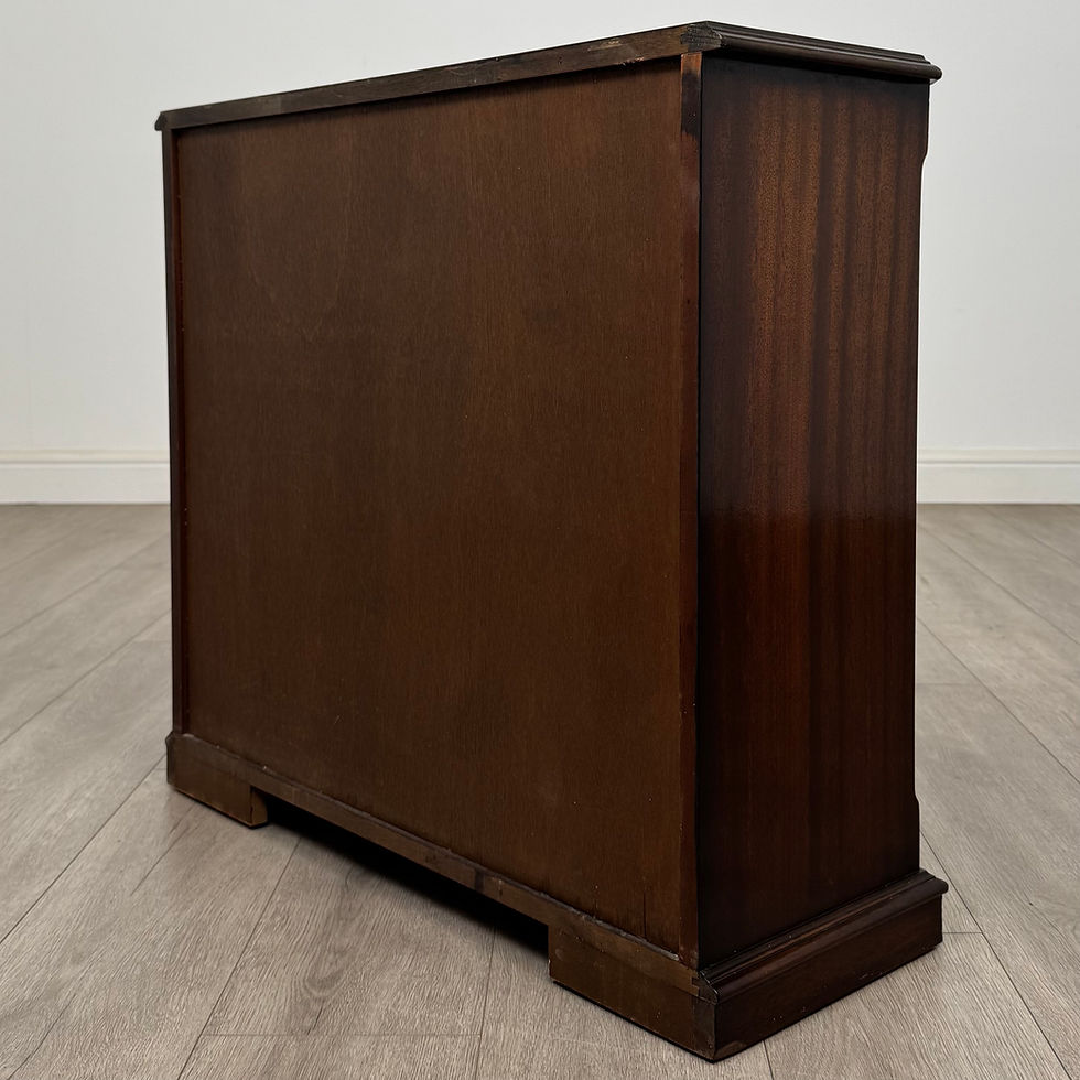 Thumbnail: Antique 20th Century Small Open Bookcase In Mahogany ( AF-5465 )