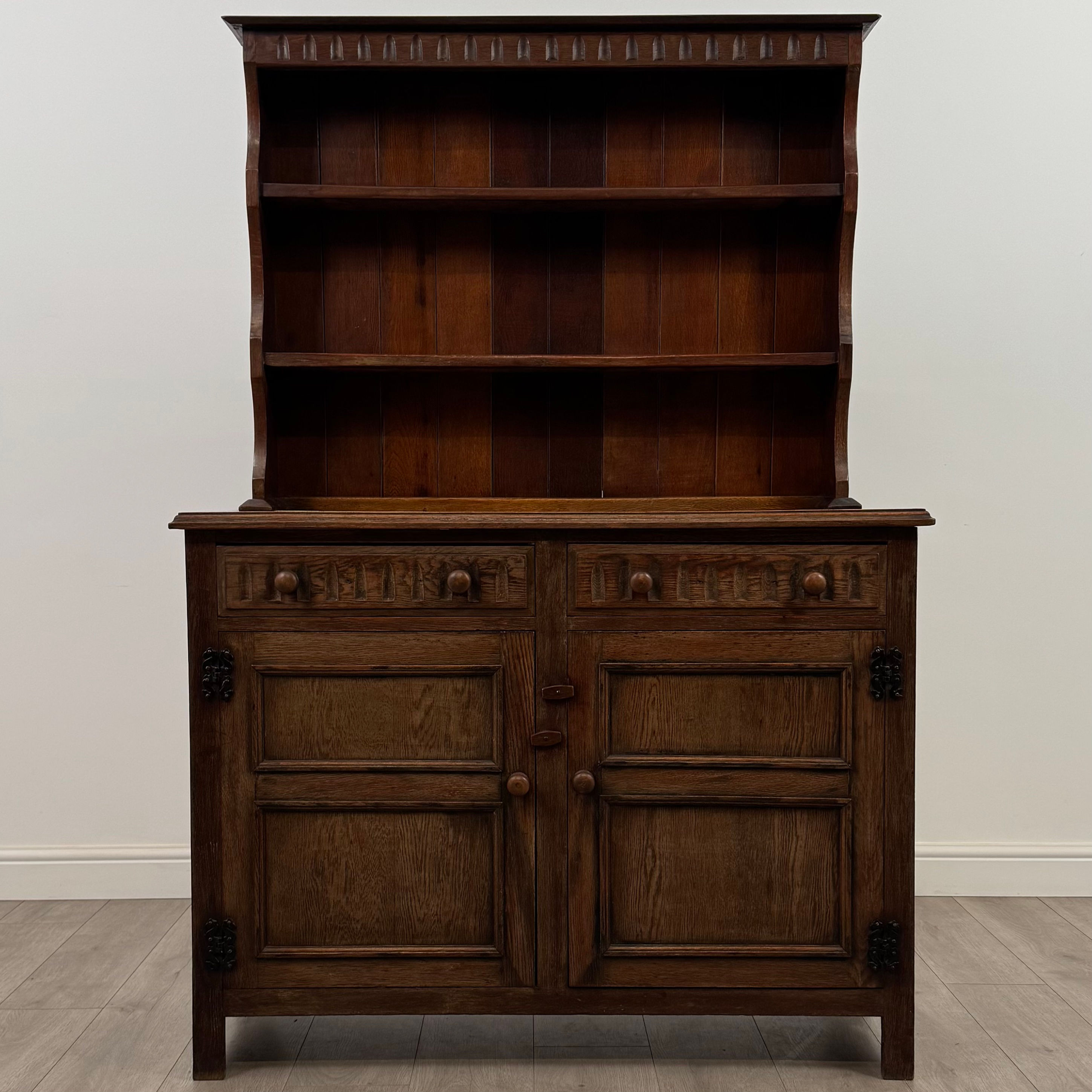 Antique 20th Century Good Quality Dresser In Oak ( REF AF-5154 )