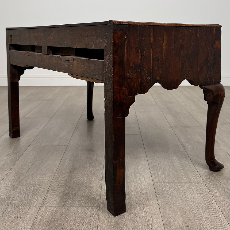 Thumbnail: Antique 18th Century Queen Anne Style Low Side Table In Walnut ( REF AF-4982 )