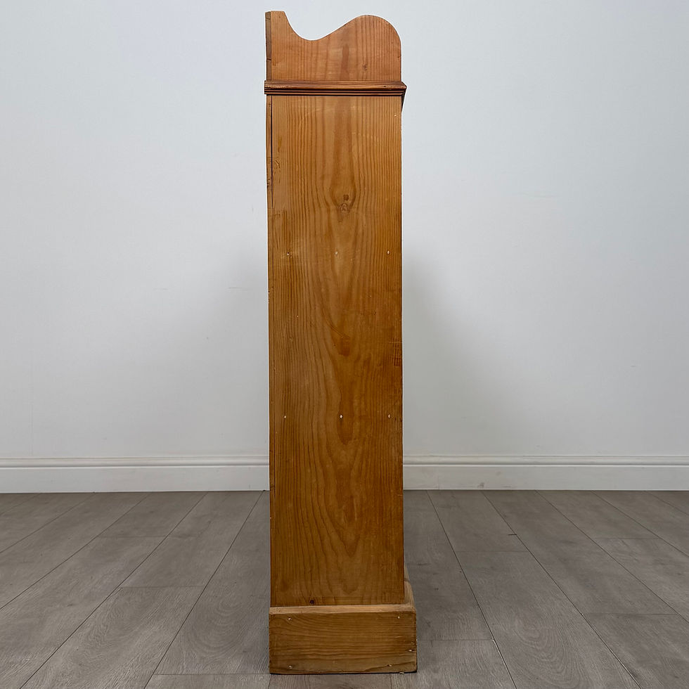Thumbnail: Antique 20th Century Good Quality Open Bookcase In Pine ( AF-5626 )