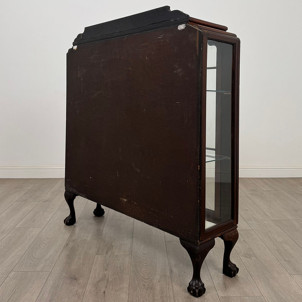 Thumbnail: Antique 20th Century Edwardian Display Cabinet In Mahogany  ( AF-5694 )
