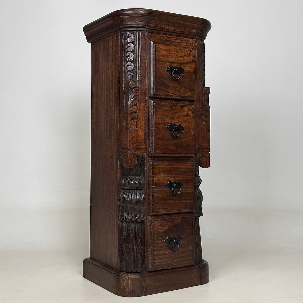Thumbnail: Antique 20th Century Indian Rosewood Chest Of Drawers ( AF-5724 )