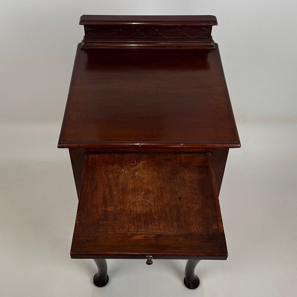 Thumbnail: Antique 20th Century Small Edwardian Cabinet In Mahogany ( AF-5642 )