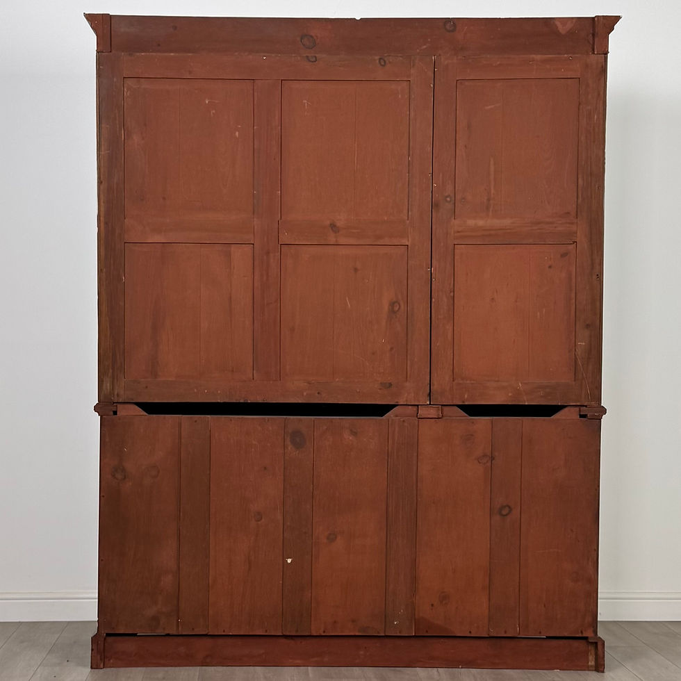 Thumbnail: Antique 18th Century Large Georgian Bookcase In Mahogany ( AF-5610 )