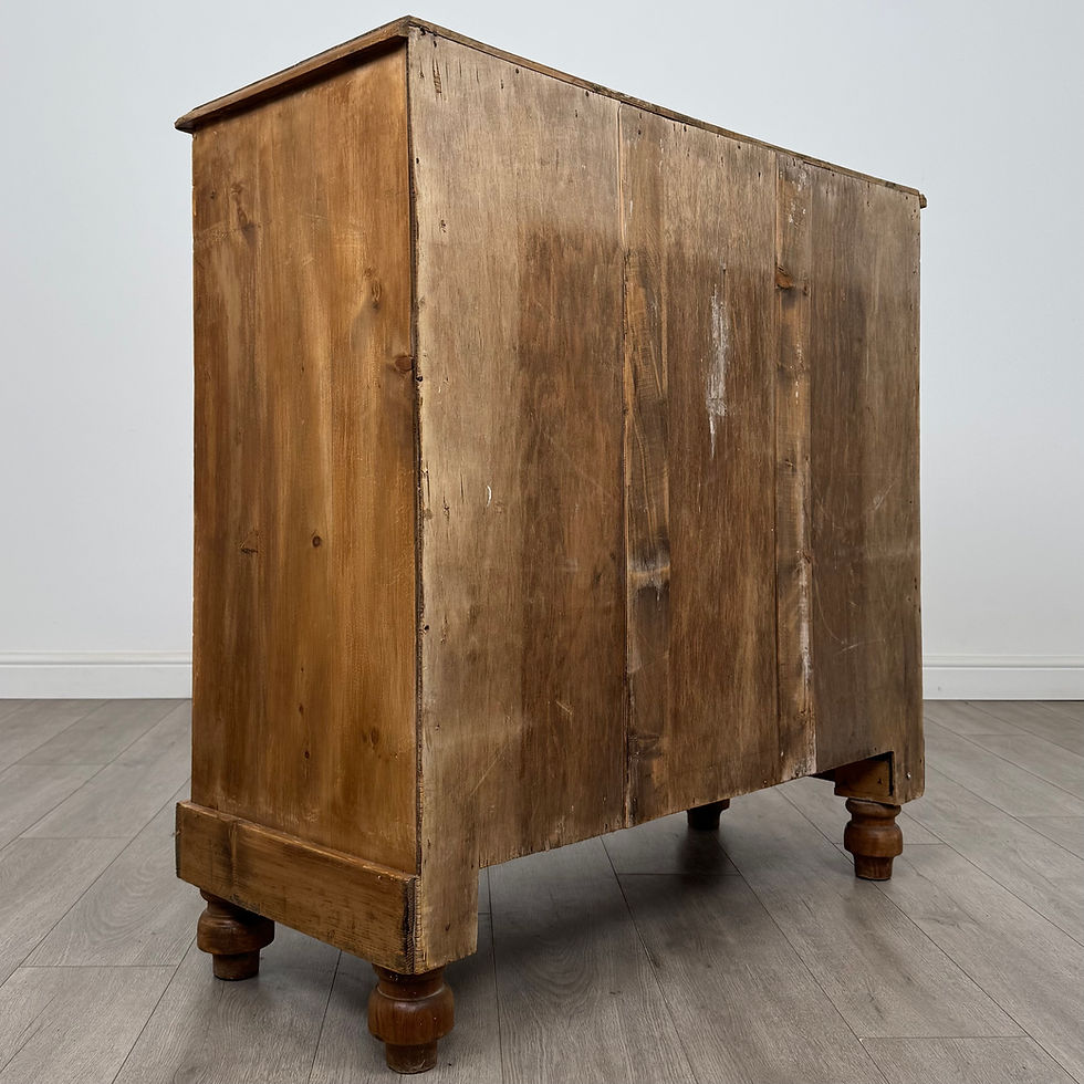 Thumbnail: Antique 19th Century Vintage Pine Chest Of Drawers ( REF AF-5173 )