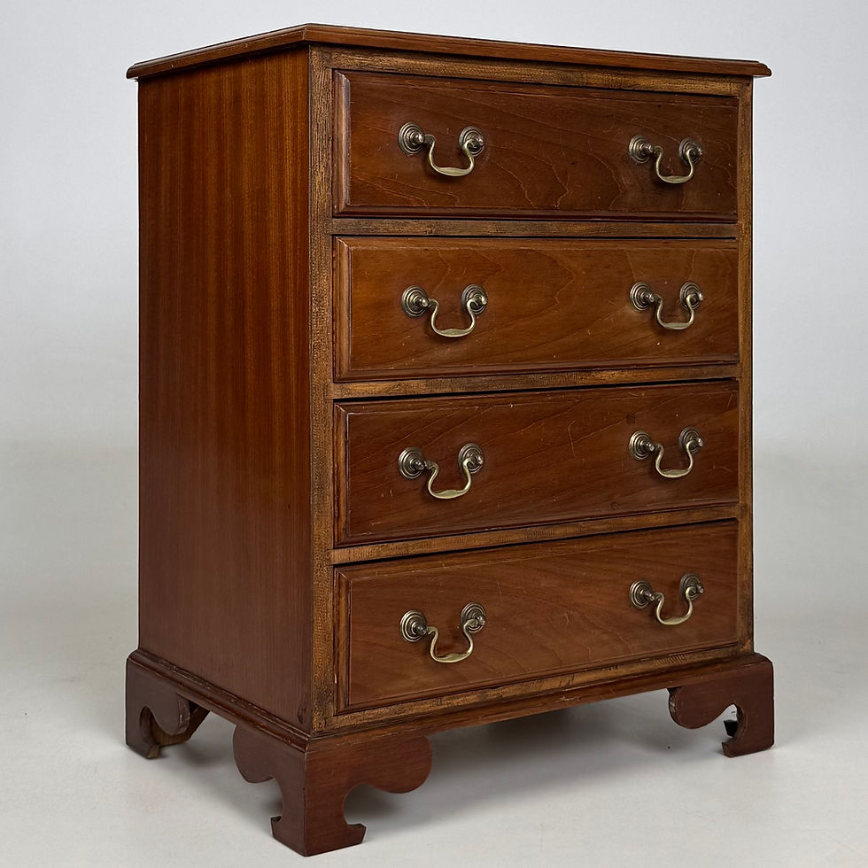 Thumbnail: Antique 20th Century Small Chest Of Drawers In Mahogany ( AF-5792 )