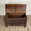 Thumbnail: Antique 18th Century Carved Oak Coffer / Blanket Box ( REF AF-1985 )