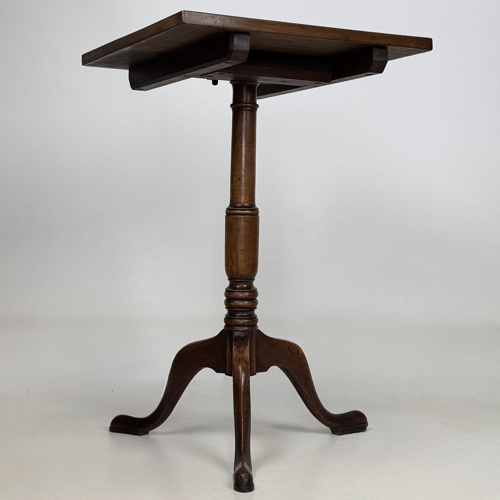 Antique Georgian Mahogany Tripod Wine Table | Tilt Top | AF-6779
