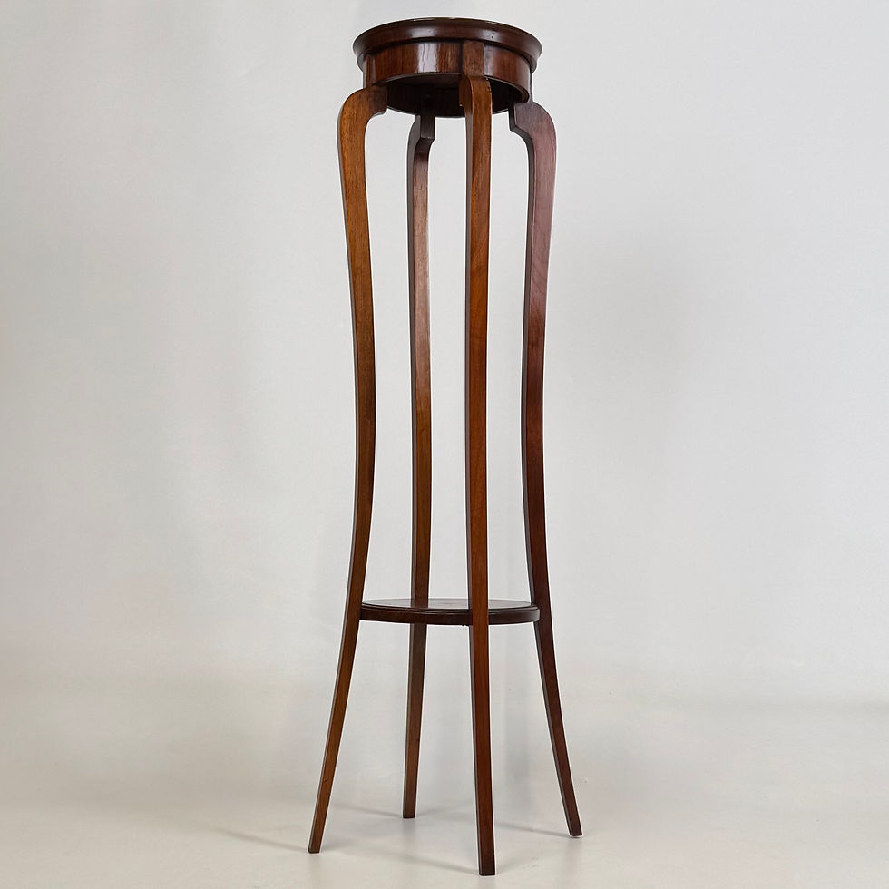 Thumbnail: Antique 20th Century Edwardian Plant Stand In Mahogany ( AF-5534 )