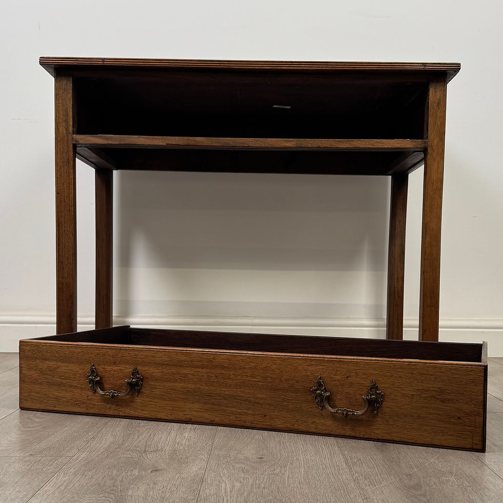 Thumbnail: Antique 20th Century Good Quality Writing Table In Mahogany  ( AF-5664 )