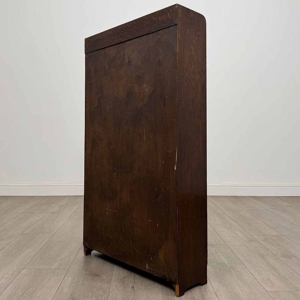 Thumbnail: Antique 20th Century Small Open Bookcase In Oak ( REF AF-5128