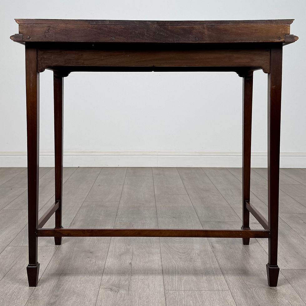 Thumbnail: Antique 20th Century Edwardian Writing Table In Mahogany ( AF-5737 )
