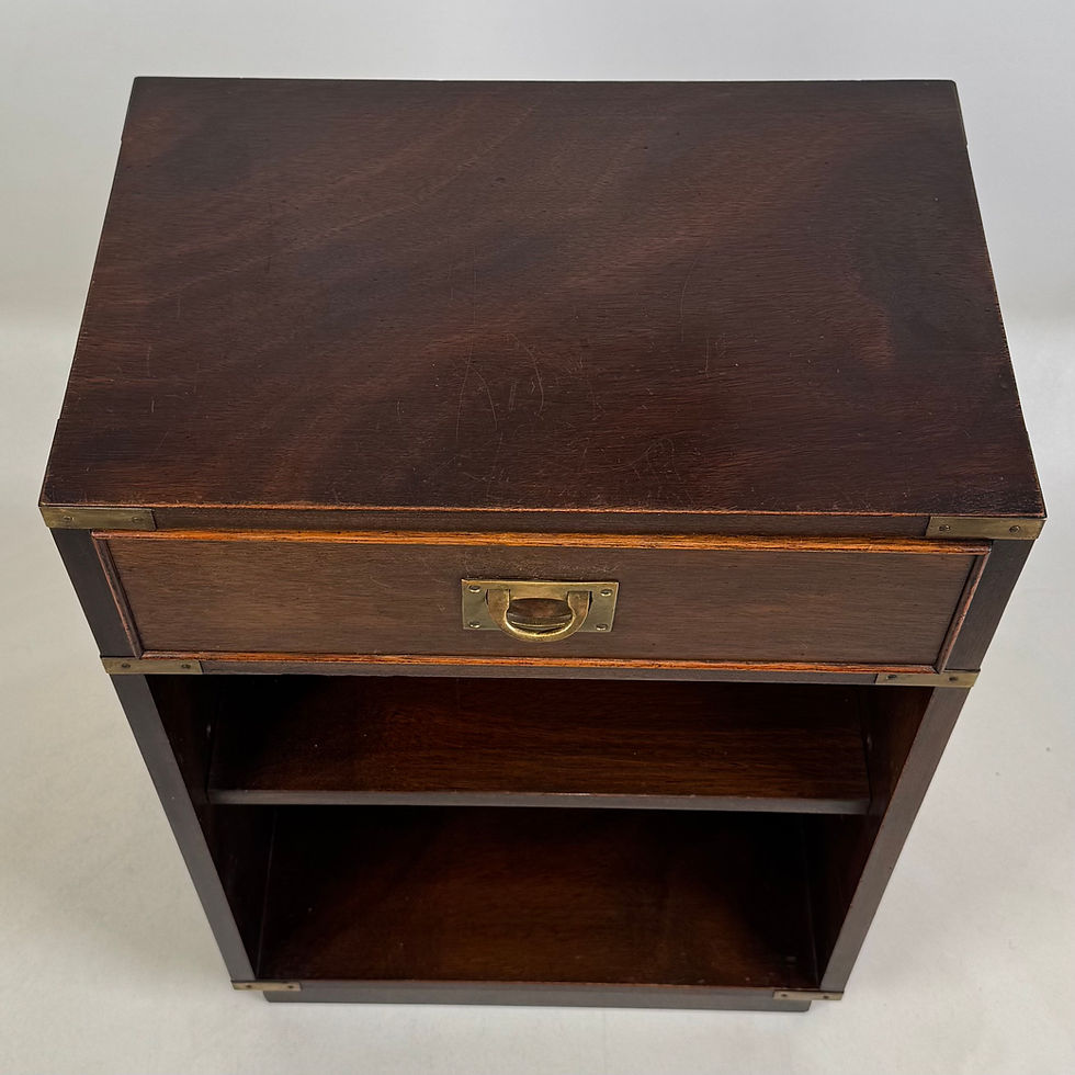 Thumbnail: Antique 20th Century Campaign Style Cabinet In Mahogany ( AF-5900 )