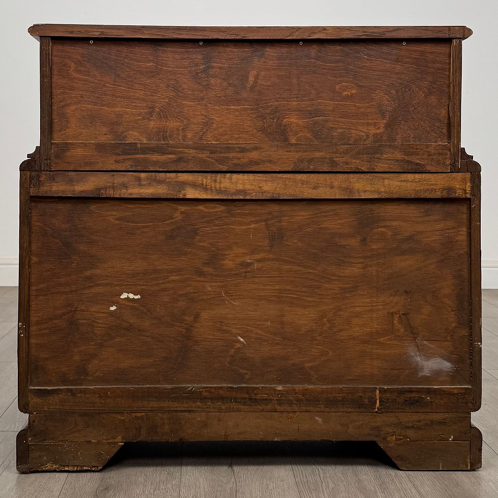 Thumbnail: Antique 20th Century Carved Oak Chest Of Drawers ( AF-5565 )