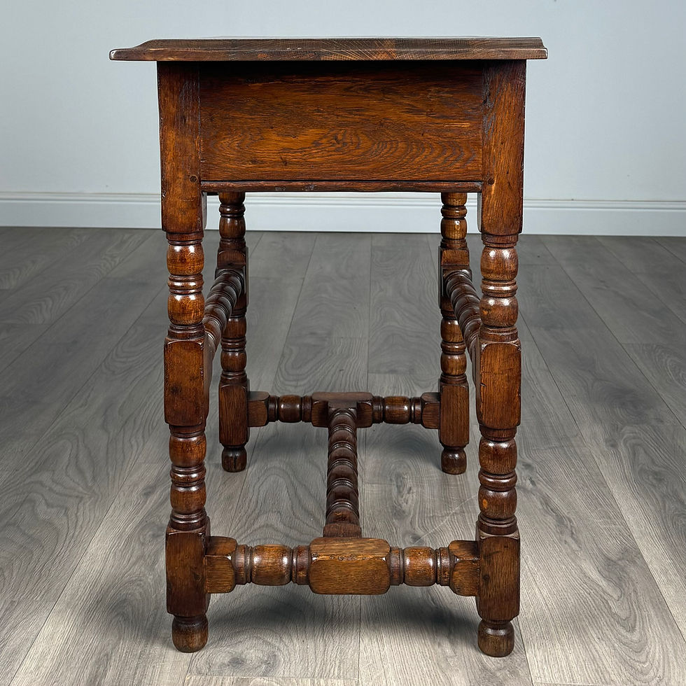 Thumbnail: Antique 20th Century Chippendale Style Side Table In Oak ( REF AF-3252 )