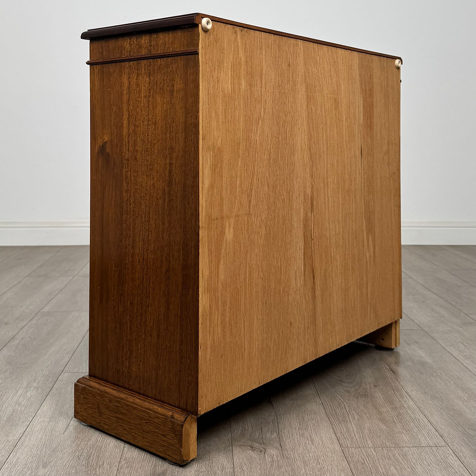 Thumbnail: Vintage 20th Century Small Mahogany Cupboard ( AF-5665 )