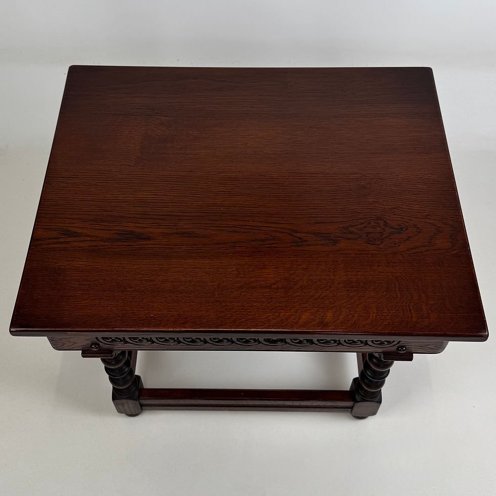 Thumbnail: Antique 20th Century Small Side Table In Oak ( REF AF-4849 )