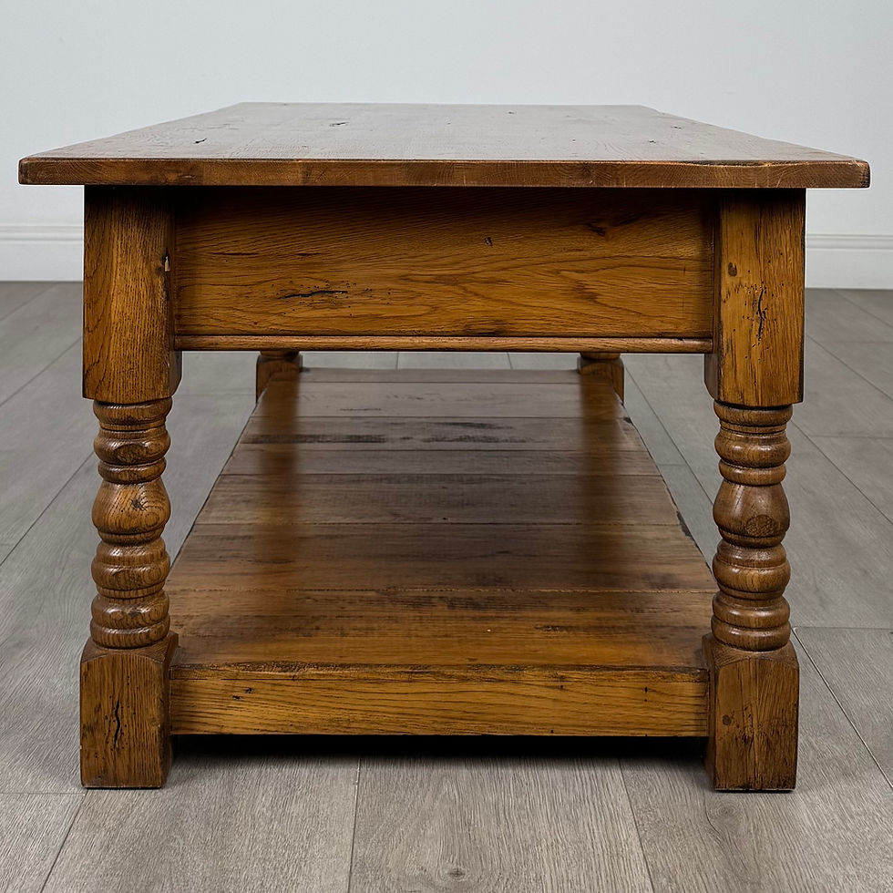 Thumbnail: Antique 20th Century Good Quality Coffee Table In Oak ( AF-5601 )