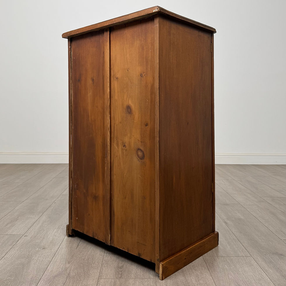 Thumbnail: Antique 19th Century Small Victorian Cupboard In Mahogany ( AF-5587 )