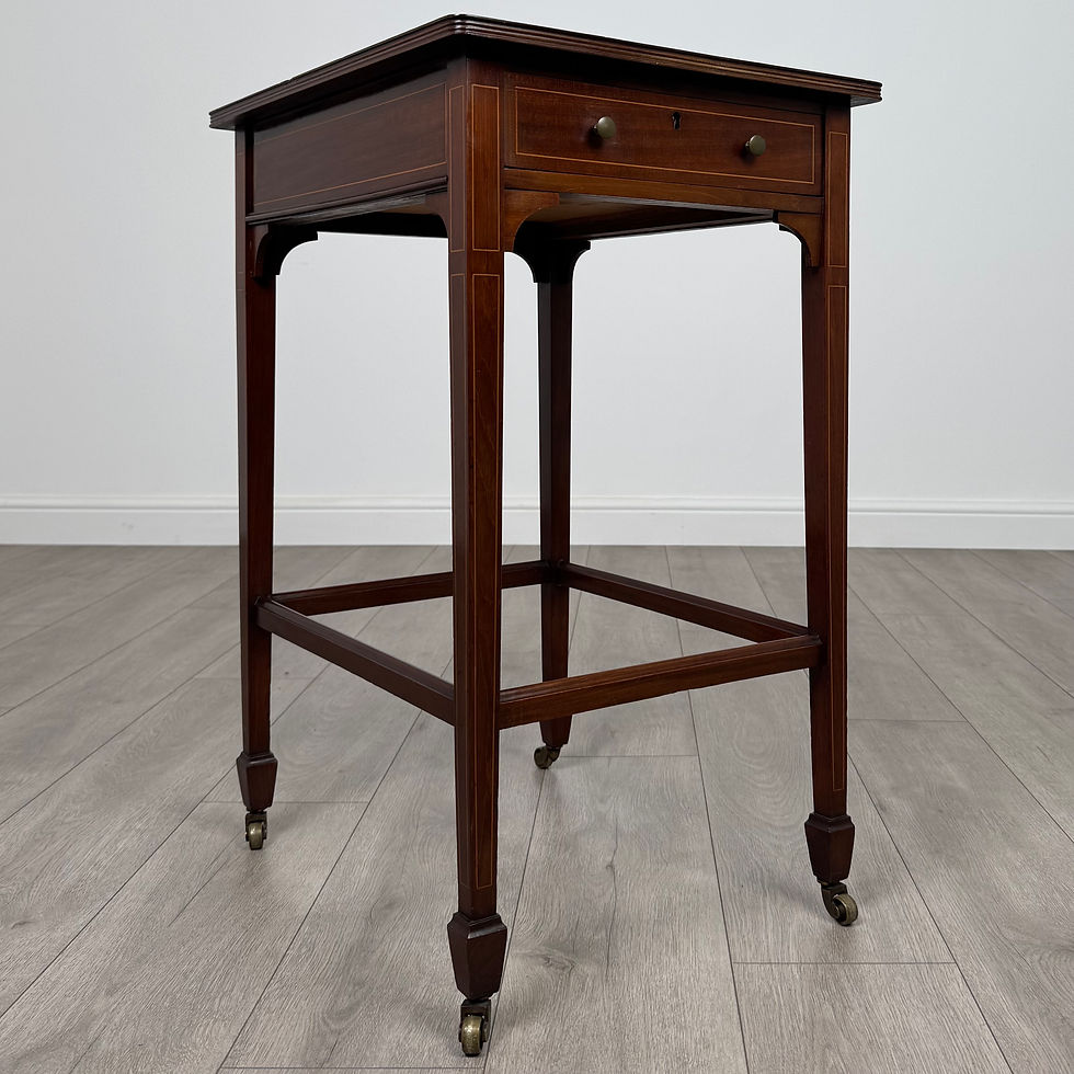 Thumbnail: Antique 19th Century Good Quality Side Table In Mahogany ( REF AF-4335 )