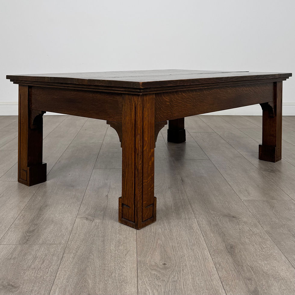 Thumbnail: Antique 20th Century Good Quality Coffee Table In Oak ( REF AF-5167 )