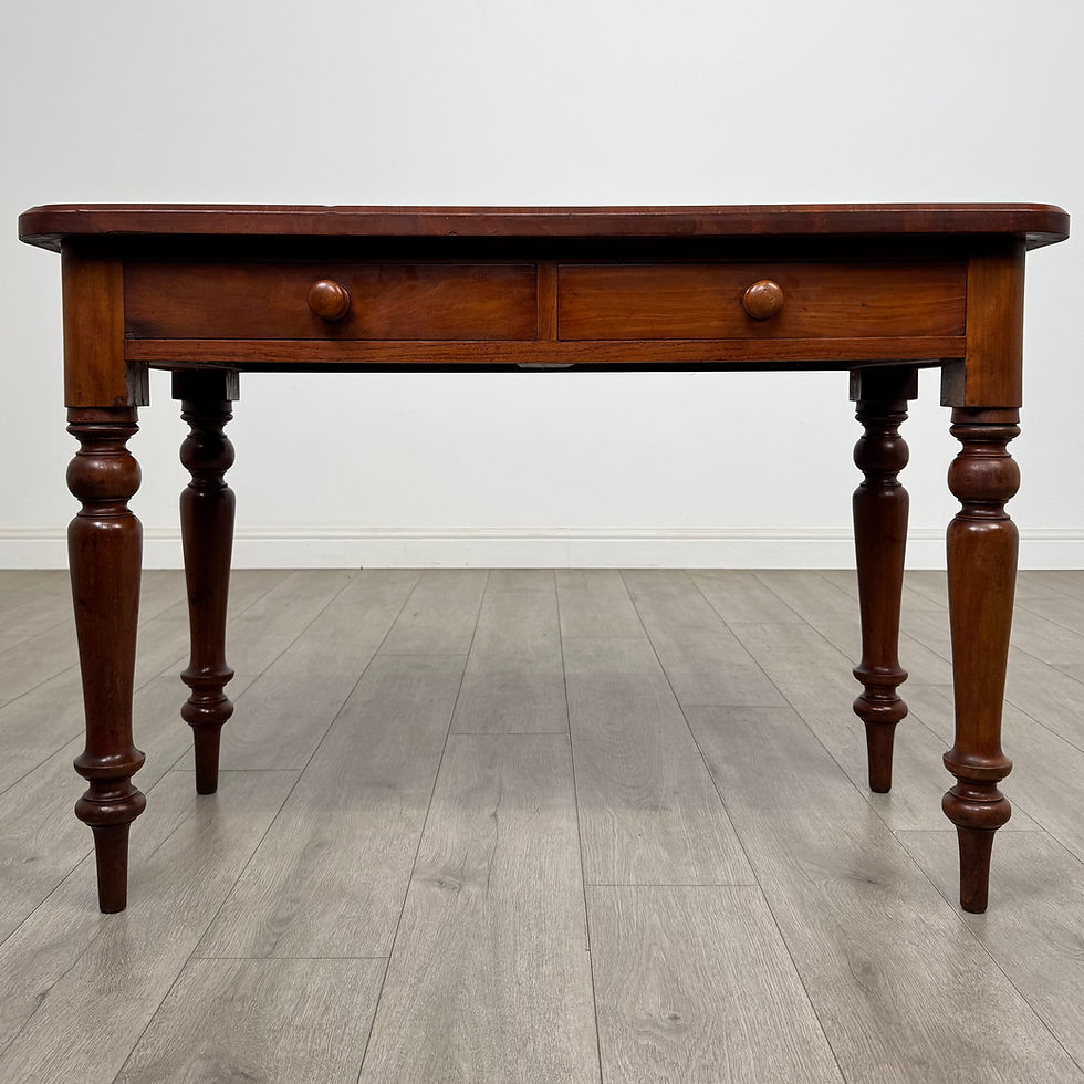 Thumbnail: Antique 19th Century Victorian Writing Table In Mahogany  ( AF-5662 )