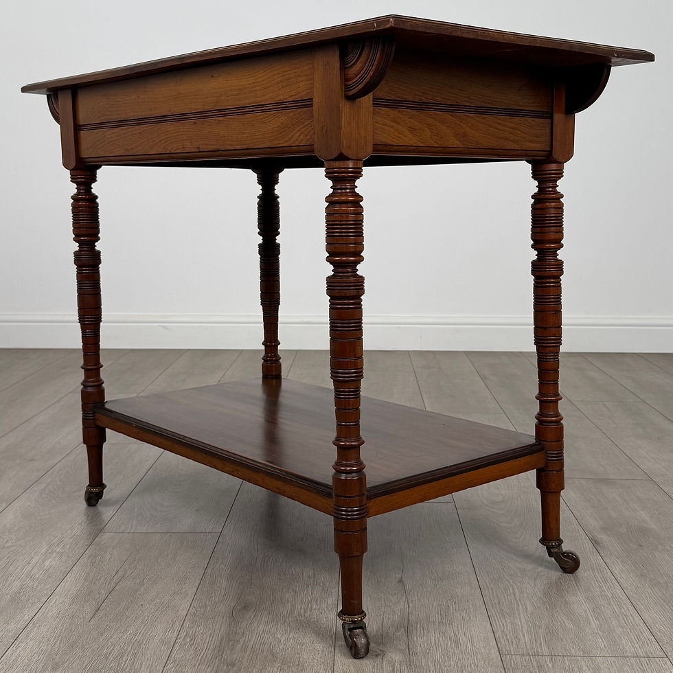 Thumbnail: Antique 20th Century Fine Quality Side Table In Walnut ( REF AF-4449 )