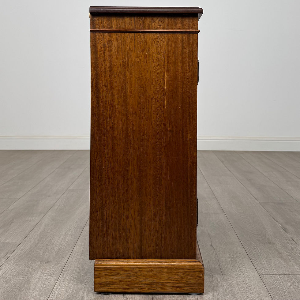 Thumbnail: Vintage 20th Century Small Mahogany Cupboard ( AF-5665 )
