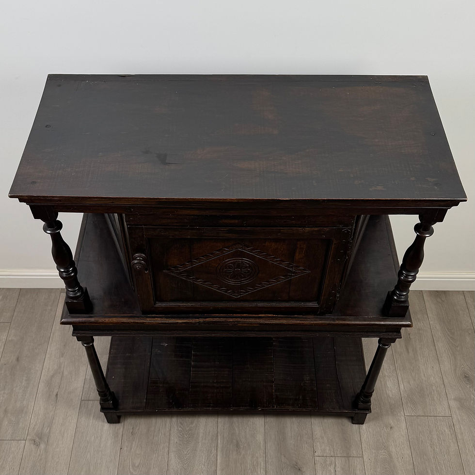 Thumbnail: Antique 18th Century Georgian Oak Cupboard ( AF-5426 )