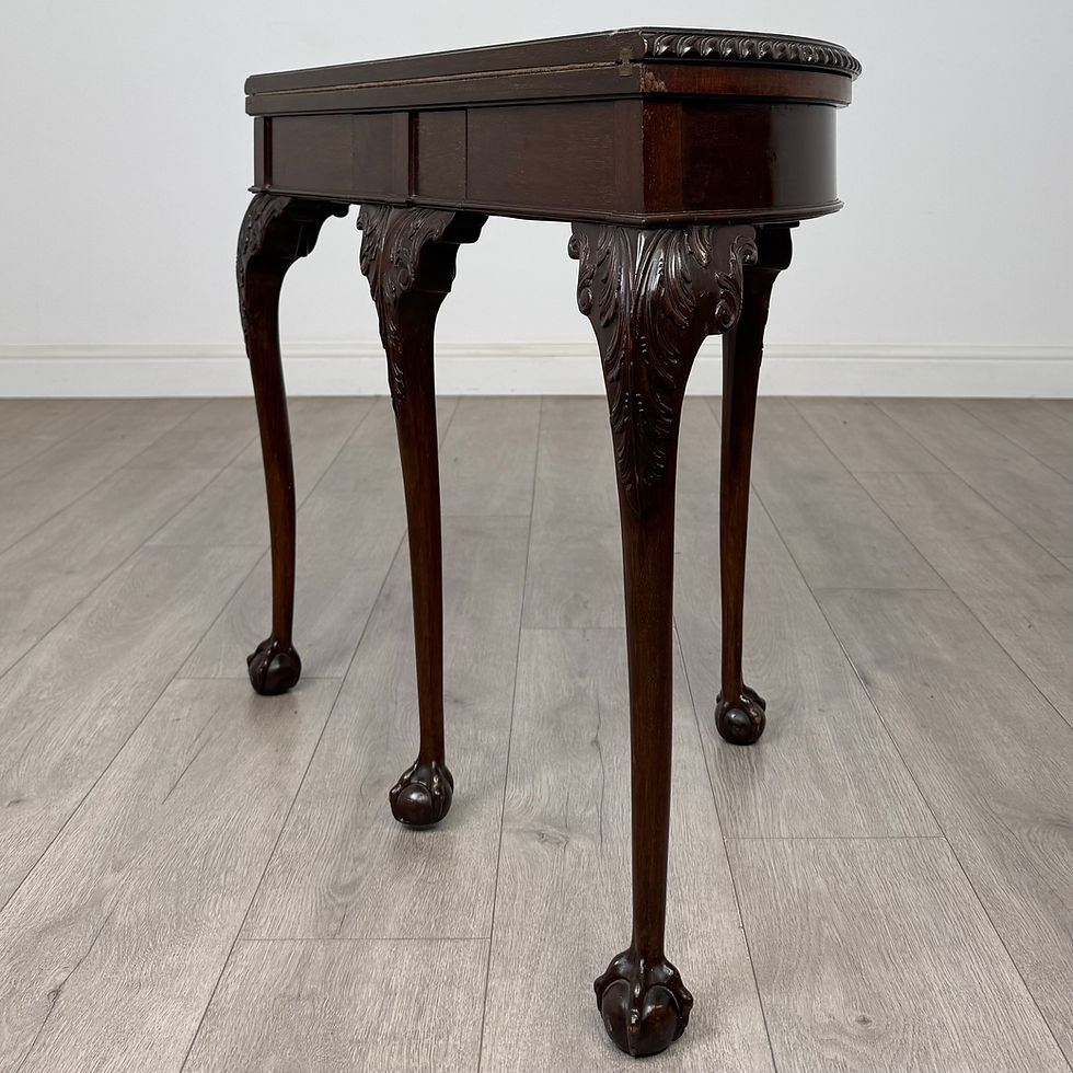 Thumbnail: Antique 20th Century Edwardian Card Table In Mahogany ( AF-5777 )