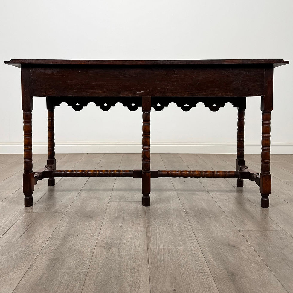 Thumbnail: Antique 20th Century Jacobean Style Dresser Base In Oak ( AF-5756 )