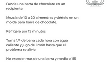 Chocolate contra el estreñimiento