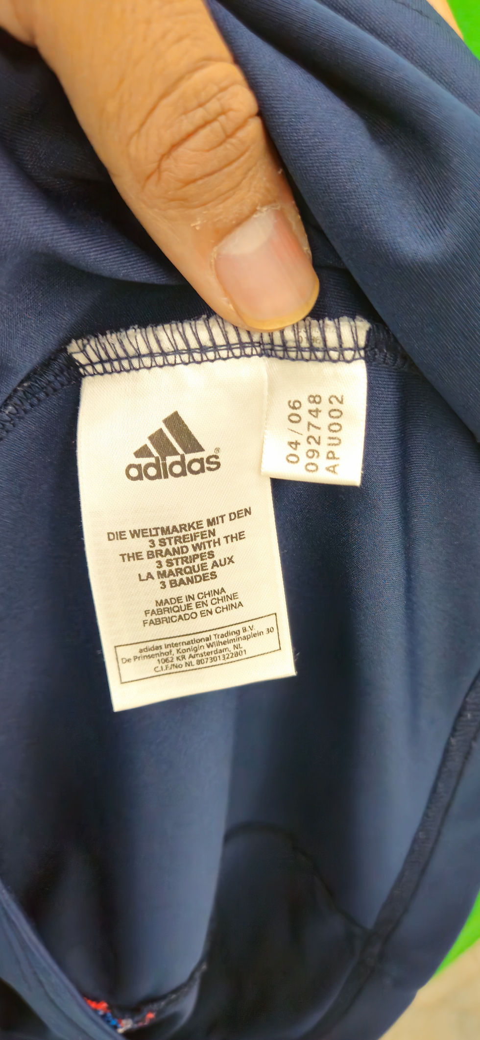 Thumbnail: Adidas Predator David Beckham DB 2006 World Cup Three Lion Tanktop Shirt XL