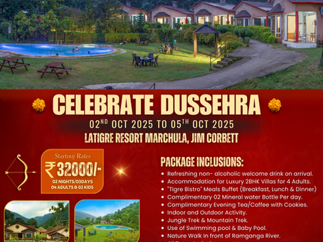 Experience the Vibrant Dussehra Celebrations at LaTigre Resort , Marchula, Jim Corbett