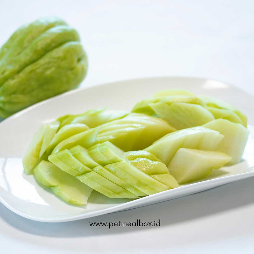 labu siam kupas