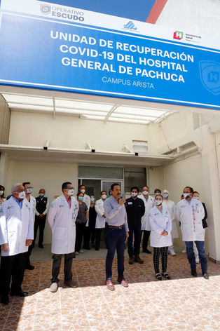 INAUGURA FAYAD UNIDAD DE RECUPERACIÓN PARA PACIENTES COVID-19, ÚNICA EN EL PAÍS