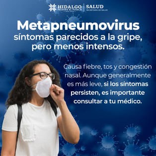 El #metapneumovirus es una infección respiratoria que puede pasar desapercibida por sus síntomas leves.Es importante acudir al médico si presentas fiebre, tos o congestión nasal.👩⚕️👨⚕️#PrimeroT
