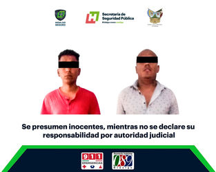 TRAS PRESUNTA AGRESIÓN A PIPA DE GAS, DOS DETENIDOS POR SSP HIDALGO