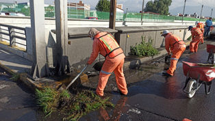 SOPOT REALIZÓ TRABAJOS DE LIMPIEZA EN EL VIADUCTO RÍO DE LAS AVENIDAS