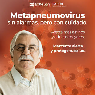 El #metapneumovirus afecta principalmente a infancias y personas mayores, es importante tomar medidas de cuidado.💡Si presentas síntomas como tos, fiebre o congestión nasal, busca atención médica. ¡
