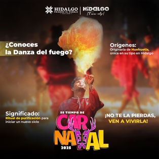 🔥 ¿Te atreverías a caminar entre llamas? 🔥Cada año, los danzantes desafían el fuego en un ritualancestral que enciende el corazón de #Hidalgo.¿Ya conocías la Danza del Fuego? 👀🔥#EsTiempoDeCa