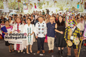 Hidalgo reunió a más de 12 mil asistentes en su encuentro artístico en Los Pinos