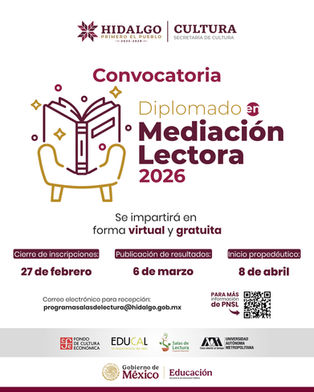 Abren convocatoria para el Diplomado en Mediación Lectora