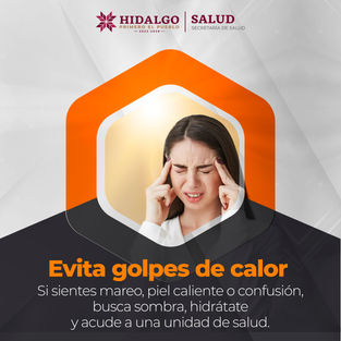 Las #TemperaturasExtremas pueden afectar tu salud. 🌡️Mantente en lugares frescos, bebe suficiente agua y usa ropa ligera para prevenir golpes de calor. ☀Ante cualquier malestar, acude a tu unidad d