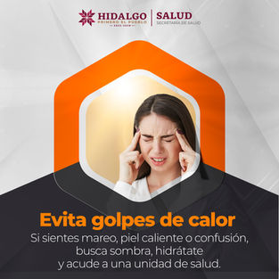 Las #TemperaturasExtremas pueden afectar tu salud. 🌡️Mantente en lugares frescos, bebe suficiente agua y usa ropa ligera para prevenir golpes de calor. ☀Ante cualquier malestar, acude a tu unidad d
