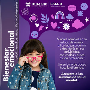 Su bienestar emocional también importa.🧠Si notas cambios en el ánimo, insomnio o desinterés en tus hijas e hijos, escúchalos y busca apoyo profesional. 👂👩🏻‍⚕️#SaludMental #PrimeroTuSalud